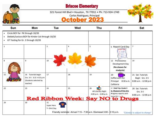 Calendar